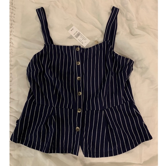 Pacsun striped blouse tank top - Picture 1 of 3